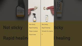 Comparing Silver Honey Rapid Wound Repair Spray Gel vs. Ointment