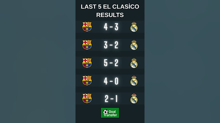 BARÇA vs REAL – Last 5 El Clásico Clashes 🔥 Who Dominated?