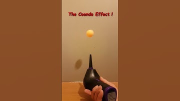 Coanda effect. #physics  #lab #experiment