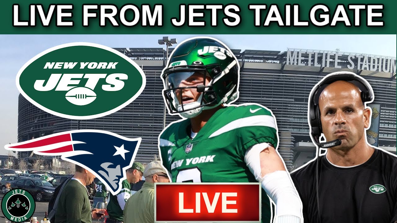LIVE FROM NEW YORK JETS VS NEW ENGLAND PATRIOTS TAILGATE @ METLIFE STADIUM WEEK 2