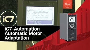 How to run Automatic Motor Adaptation (AMA) on the iC7-Automation