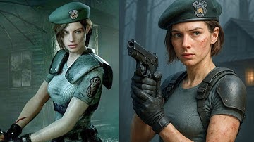 Resident Evil Characters in Real Life 🔥 | Realistic Transformations of Leon, Claire & More!