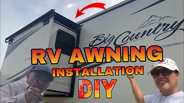 RV Awning Installation 2020// How To Install RV Awning