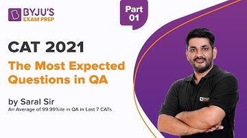 The Most Expected Questions in CAT Quantitative Ability  | CAT Exam | Part-1 #cat2022 #catqa #byjus