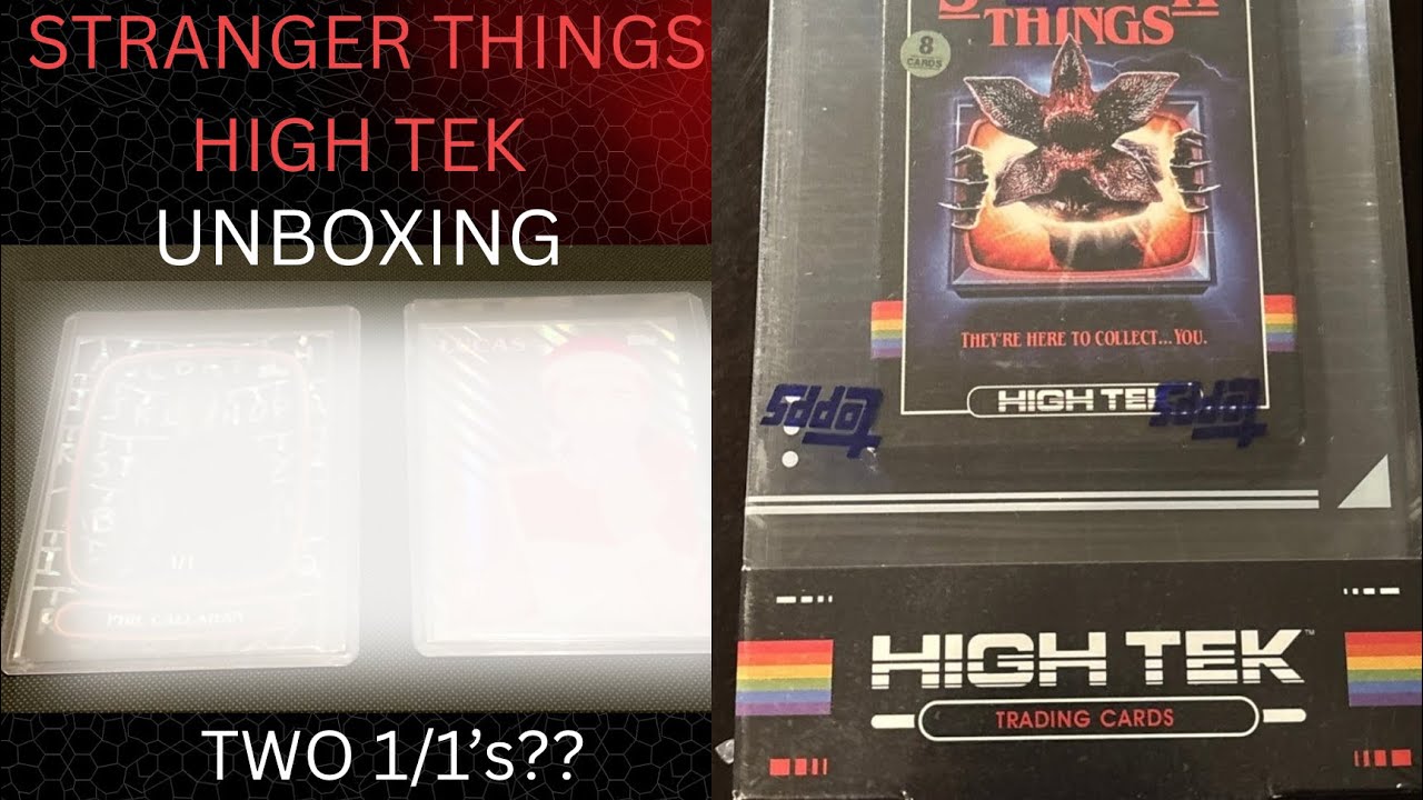 2025 TOPPS STRANGER THINGS HIGH TEK BOX OPENING | MULTIPLE 1/1's