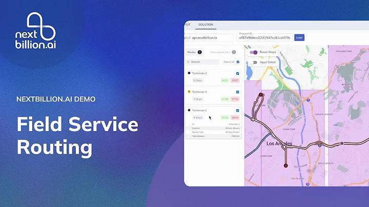 Field Service Route Optimization Demo | NextBillion.ai #fieldservice #routeoptimization