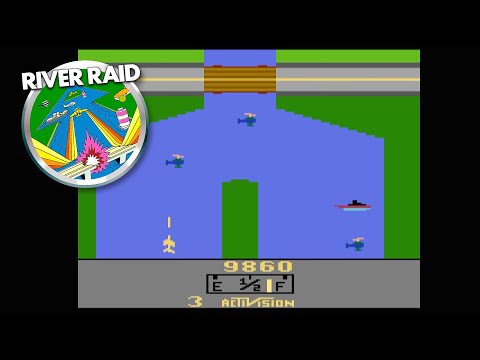 River Raid (Atari 2600) - Review & Gameplay