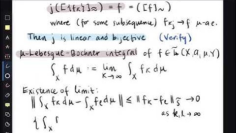 UPB Math 237 LEC3C Lebesgue-Bochner Integration 3