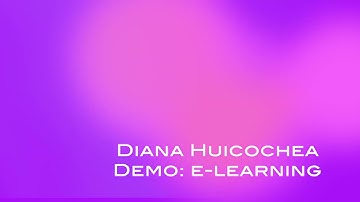Demo  e-learning