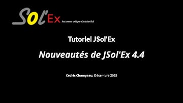 Les nouveautés de JSol