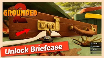 How to Open the Briefcase in Grounded 2 | Briefcase Code