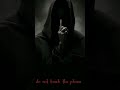 DO NOT TOUCH THE PHONE