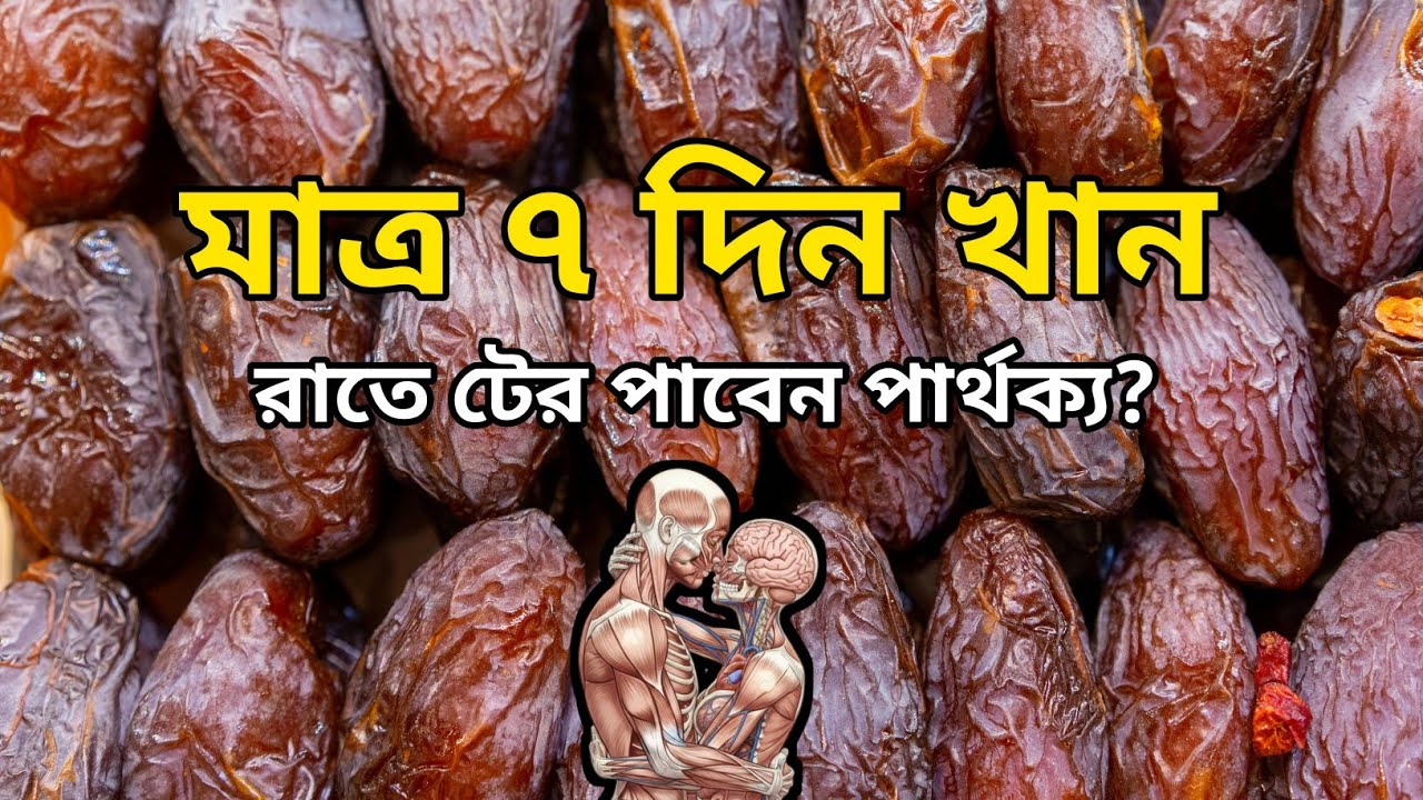 প্রতিদিন রাতে ৩টা খেজুর খেলে শরীরে কী হয়? ৭ দিন পর আয়নায় যা দেখবেন! | Benefits of Dates