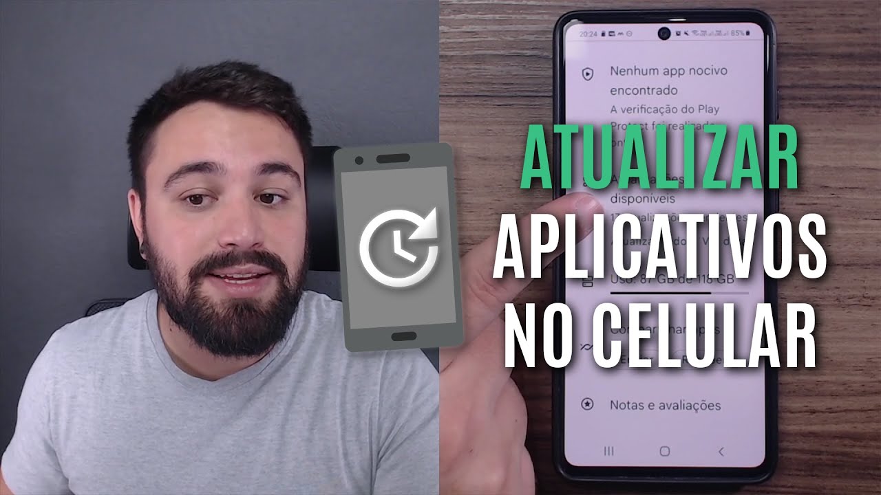 COMO ATUALIZAR OS APLICATIVOS DO CELULAR - YouTube