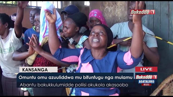Agataliikonfuufu:Omuntu omu azuuliddwa mu bifunfugu nga mulamu.
