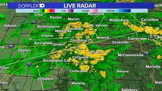 LIVE RADAR: Showers & storms move through central Ohio