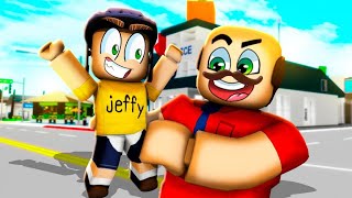 Marvin Adopts BABY Jeffy in ROBLOX BROOKHAVEN!!