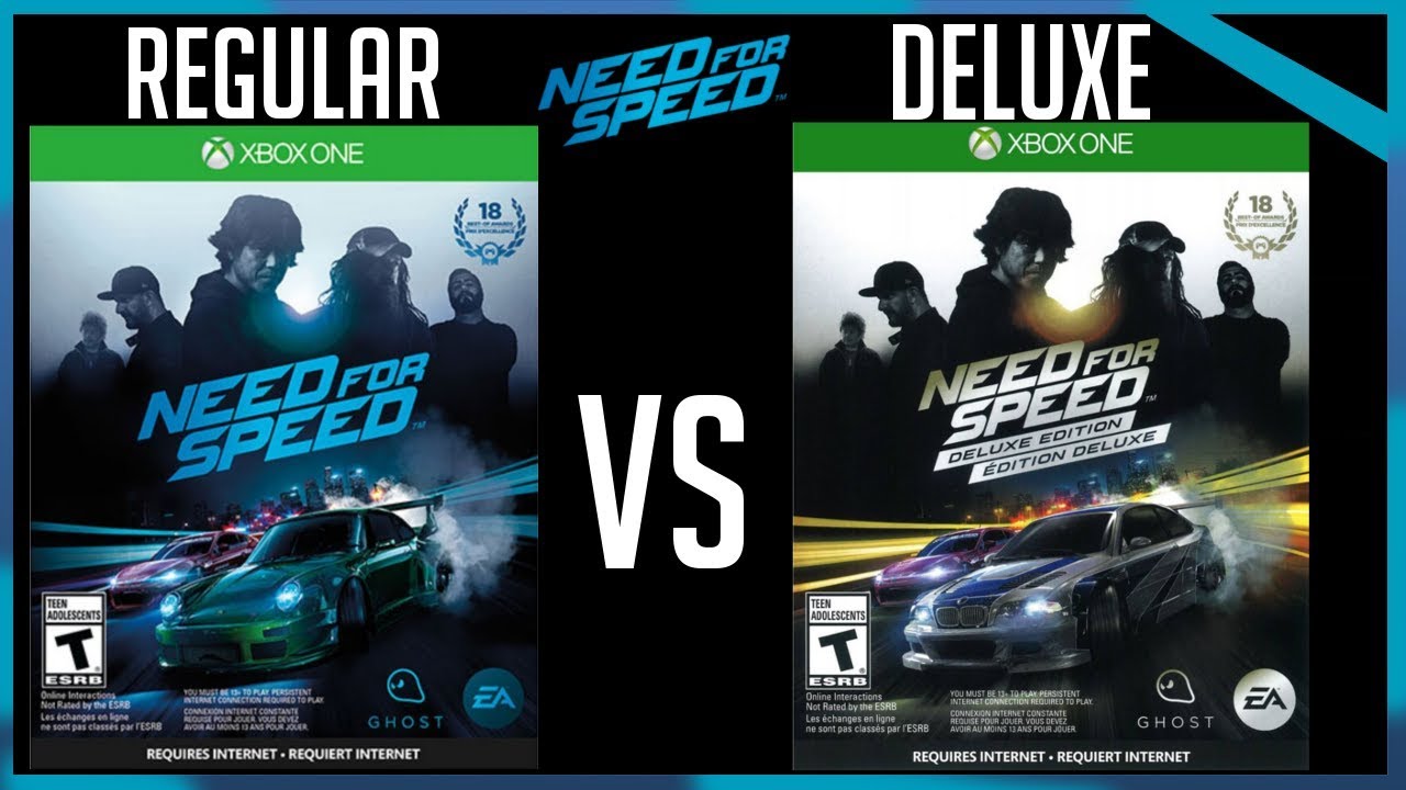 Need For Speed 2015 Regular Edition Vs Deluxe Edition 