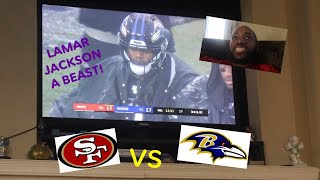 WATCHING NFL FOOTBALL **LAMAR JACKSON A BEAST!**