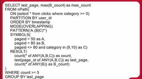 nPath: Writing with SQL-MapReduce, Session 2