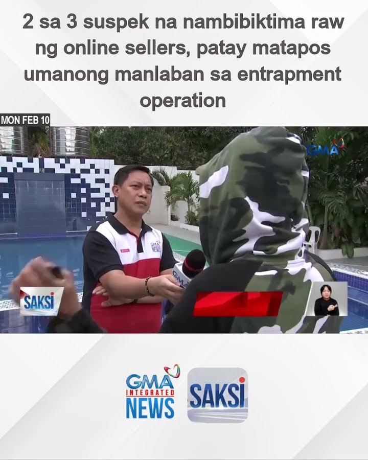 2 sa 3 suspek na nambibiktima raw ng online sellers, patay matapos umanong manlaban sa... | Saksi