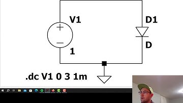LTSpice Tutorial: DC Sweep Simulation with Diode Characteristics (EE 2212 UMD)