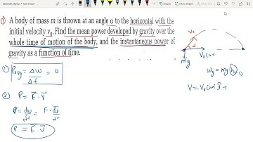 irodov wpe/A body of mass m is thrown at an angle a to the horizontal with the initial velocity vo.