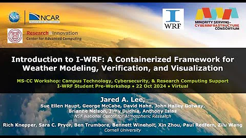 Introduction to I-WRF: A Containerized Framework for Weather Modeling, Verification & Visualization