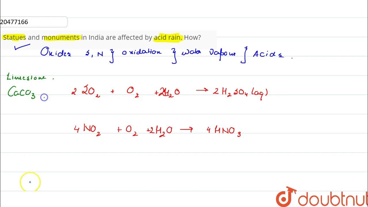Statues and monuments in India are affected by acid rain. How?... YouTube