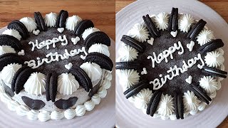 Only 3 ingredients OREO Ice Cream Birthday Cake / No machine