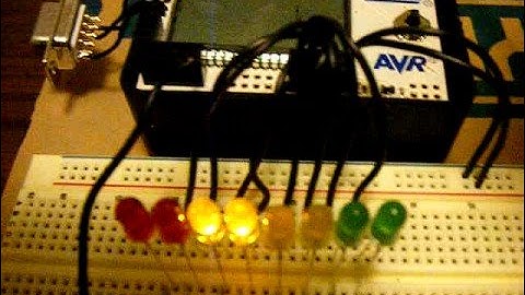 AVR butterfly: blinky