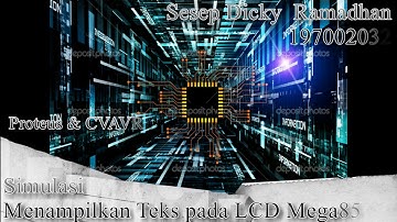 Menampilkan Teks pada LCD dengan Atmega8535