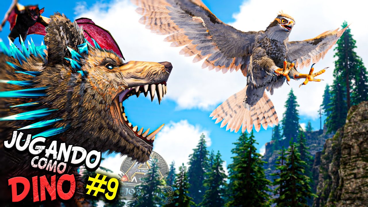 SOY lo que MATO!! 🐺 ARK: FJORDUR | Jugando como Dino - Play As Dino #9