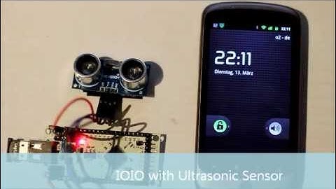 IOIO Robotics Tutorial 1 - Ultrasonic Sensor