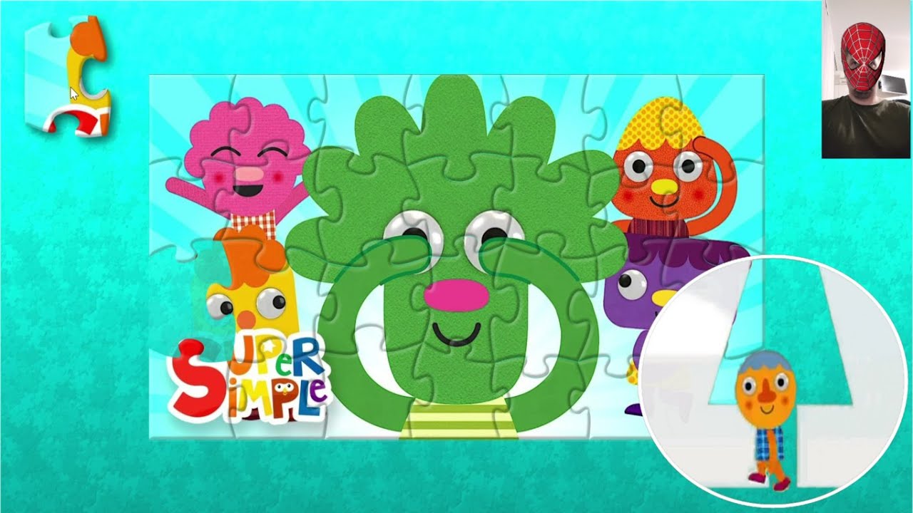 Hide And Seek Noodle & Pals Super Simple Songs Puzzlion - YouTube
