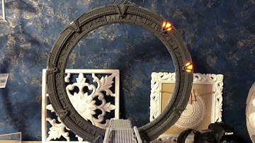 Working Stargate Model with Lighting and Sound