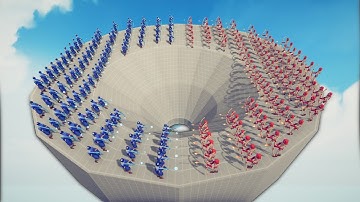 50x vs 50x RANGED UNITS TOURNAMENT - SLIDE ARENA | TABS - Totally Accurate Battle Simulator