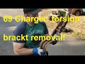 Ep87 my yard is my garage  69 charger torsion bar bracket unwelding and removal no joke