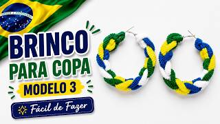 Brinco para Copa Modelo 3 | Fácil de Fazer e Perfeito para Vender!