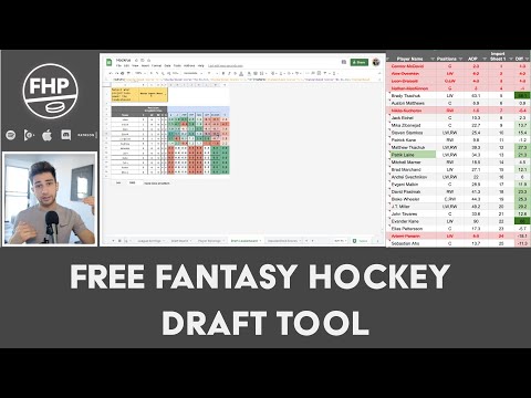 Free 2020 Fantasy Hockey Draft Tool | Fantasy Hockey Podcast