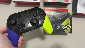 Unboxing | Splatoon 3 Pro Controller + Comparison (Plus Steve and Alex Amiibos)
