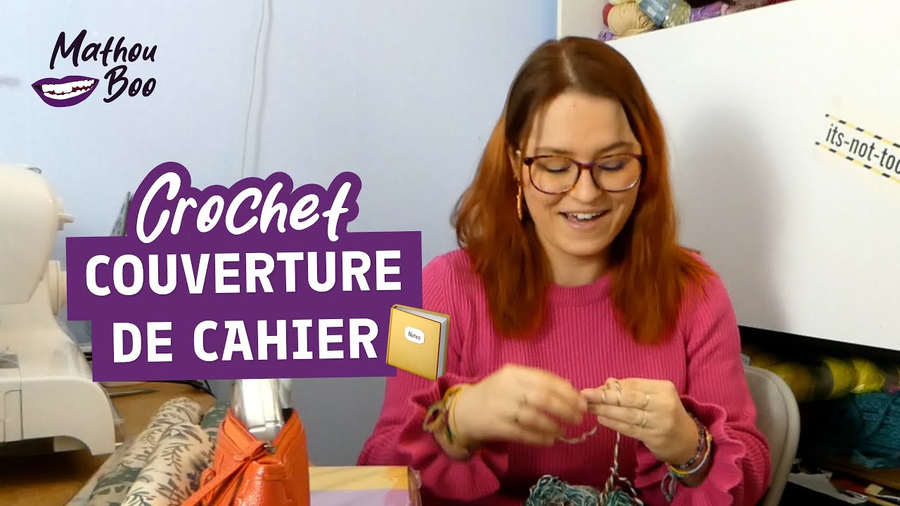 Faire une couverture de carnet au crochet 🧶 Cadeaux de Noël épisode 3