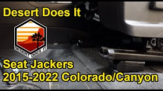 [HOW TO] Install Desert Does it - Seat Jackers for 2015-2022 Chevy Colorado & GMC Canyon (+ BONUS) by Fondupot's Garage 3,324 views 8 months ago 10 minutes, 47 seconds