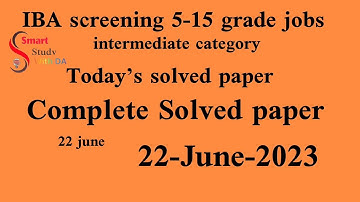 Complete Solved Paper| today