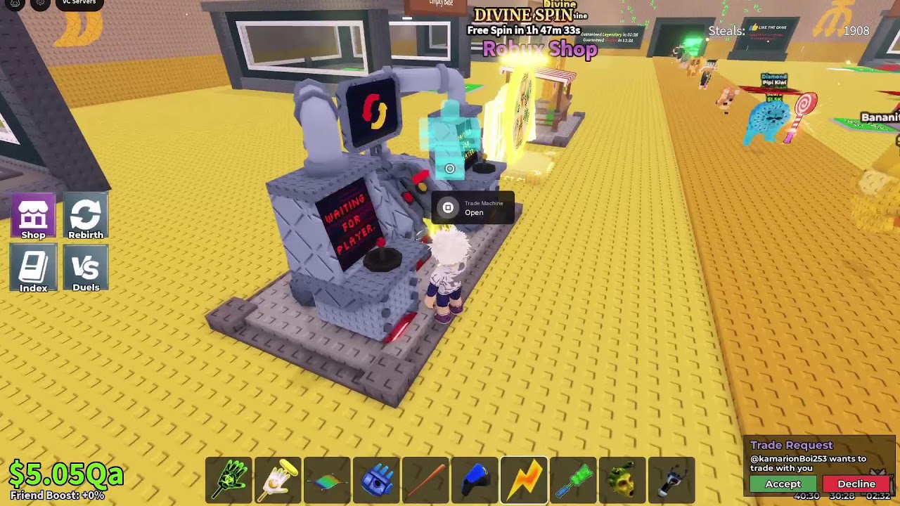 Live sab trading Machine je cherche tic tac