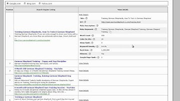 Jaaxy Keyword Search SERPs