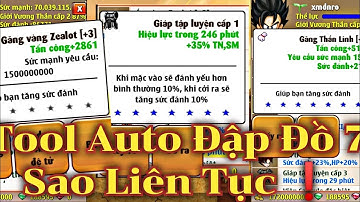 NRO Hướng Dẫn Cách Tool AUTO Đập Đồ Liên Tục 7 Sao Pha Lê Ngọc Rồng Blue | Link Tool Ngọc Rồng Lậu