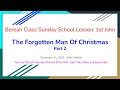 The Forgotten Man of Christmas - Pt2 - Mike Vallone – December 31, 2023