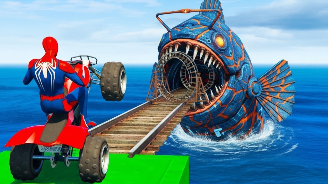 الرجل العنكبوت انقاذ باتمان Spider-Man Rescue batman vs iron man vs venom funny Game GTA 5 superhero