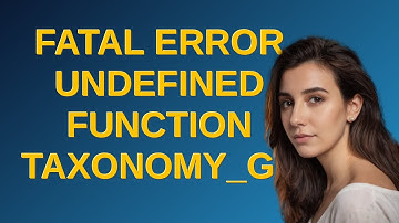 Drupal: Fatal error undefined function taxonomy_get_tree()